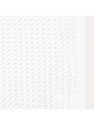 Homla Ręcznik prysznicowy "Vaffel" w kolorze białym - 130 x 70 cm