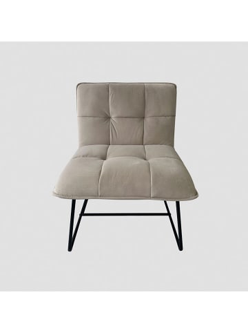 Homla Fauteuil "Nelox" grijs - (B)63 x (H)73 x (D)69 cm