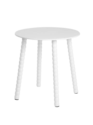Homla Salontafel "Resle" wit - (H)50 x Ø 50 cm