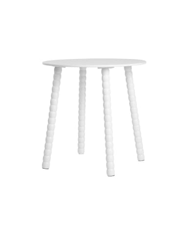 Homla Couchtisch "Resle" in Weiß - (H)50 x Ø 50 cm 