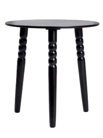 Homla Beistelltisch ''Cast'' in Schwarz - (H)40 x Ø 40 cm