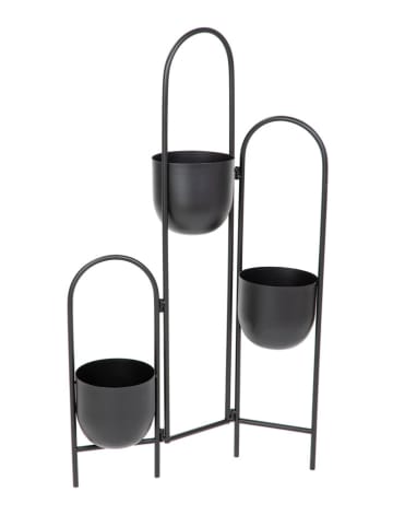 Homla Bloempot "Floero" zwart - (B)49 x (H)80 cm