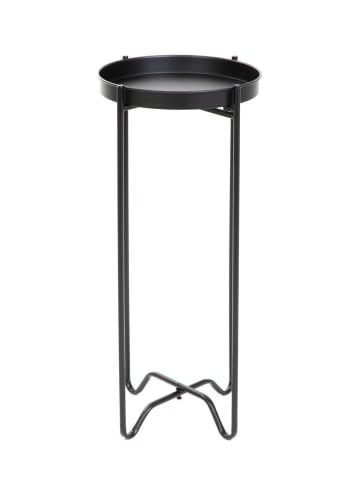 Homla Blumentopf "Roh" in Schwarz - (H)58 x Ø 25,5 cm