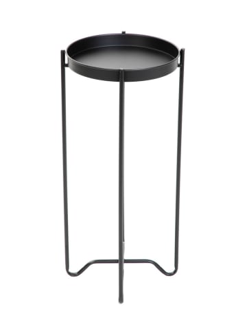 Homla Blumentopf "Roh" in Schwarz - (H)58 x Ø 25,5 cm