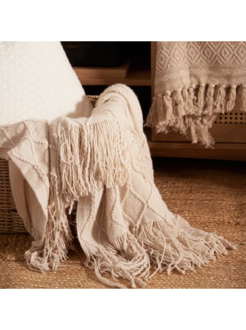 Homla Wohndecke ''Loop'' in Beige - (L)170 x (B)130 cm