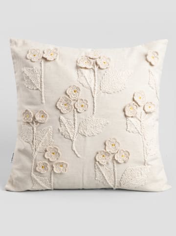 Homla Kissenhülle ''Tima'' in Creme - (L)45 x (B)45 cm