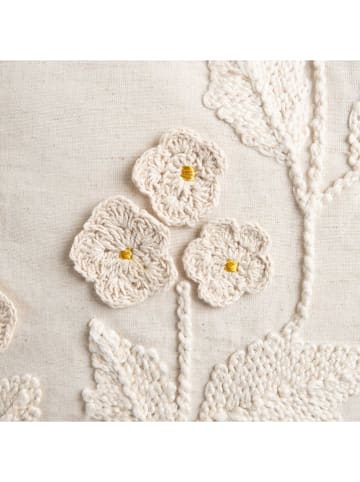 Homla Kissenhülle ''Tima'' in Creme - (L)45 x (B)45 cm
