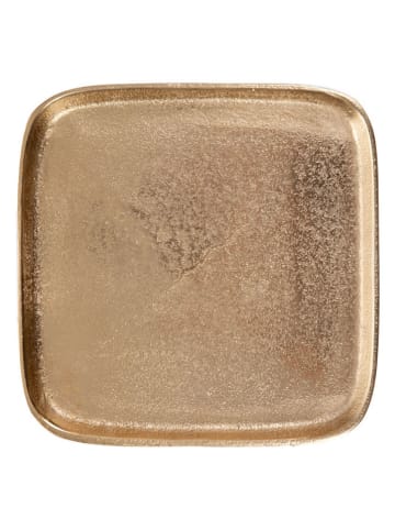 Homla Tablett ''Girona'' in Gold - (L)22 x (B)22 cm