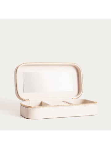 Homla Sieradenkastje "Rinas" crème - (B)20,5 x (H)6 x (D)10,5 cm