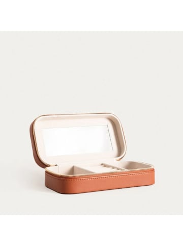 Homla Szkatułka "Rinas" w kolorze brązowym - 20,5 x 6 x 10,5 cm