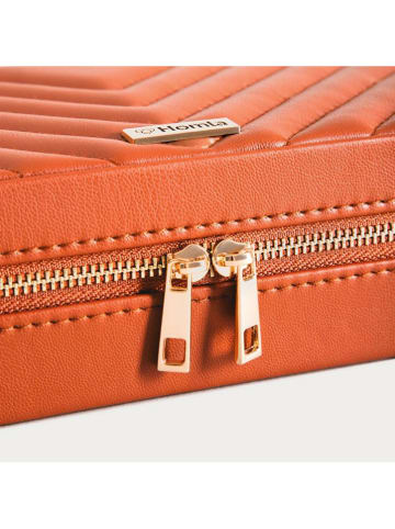 Homla Schmuckkästchen "Rinas" in Braun - (B)20,5 x (H)6 x (T)10,5 cm