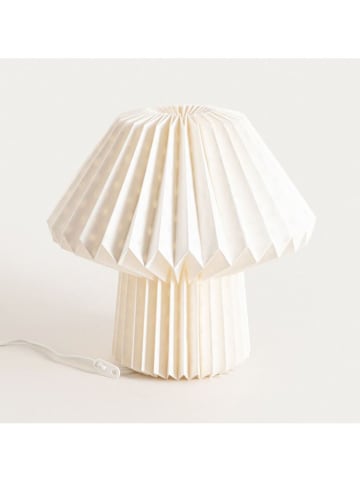 Homla Tafellamp "Galla" crème - (H)38 cm