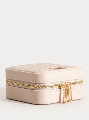 Homla Sieradenkastje "Rinas" crème - (B)10,5 x (H)5 x (D)10,5 cm