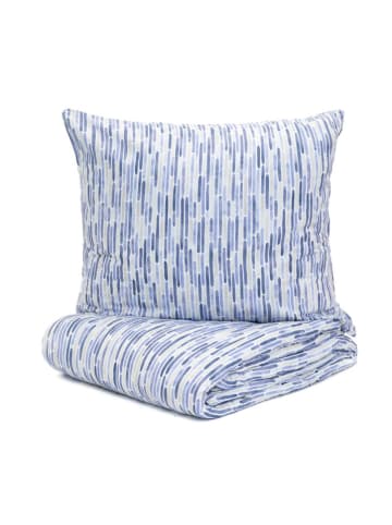 Homla Komplet pościeli "B2 Janis Essenstials" w kolorze biało-niebieskim