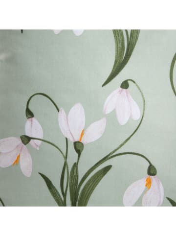 Homla Mikrofaser-Bettwäsche-Set "Thana" in Grün/ Weiß