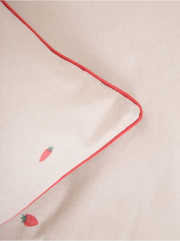 Homla Beddengoedset "Fresas" lichtroze/rood