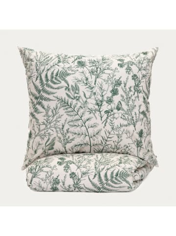 Homla Mikrofaser-Bettwäsche-Set "Liliane Essentials" in Creme/ Grün