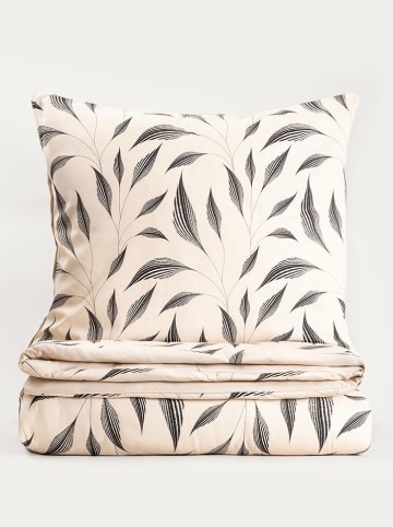 Homla Mikrofaser-Bettwäsche-Set "Felicity" in Creme/ Schwarz