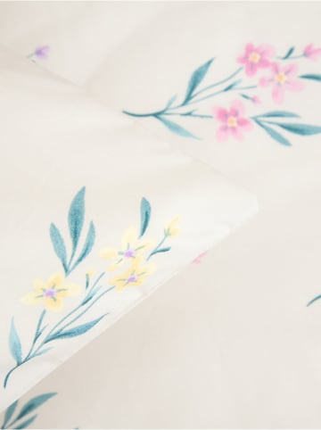 Homla Mikrofaser-Bettwäsche-Set "Floral Dream" in Weiß/ Rosa/ Gelb