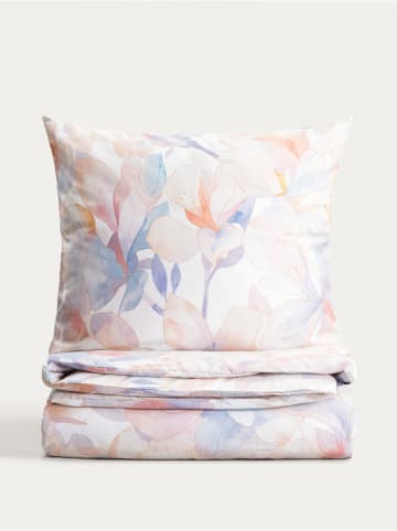 Homla Komplet pościeli satynowej "Rosa" w kolorze jasnoróżowo-fioletowym