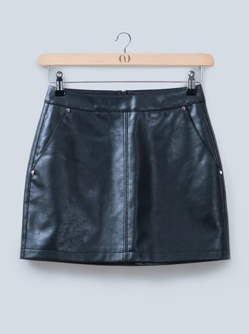 LeGer Spódnica "Ella" w kolorze czarnym ze skóry syntetycznej