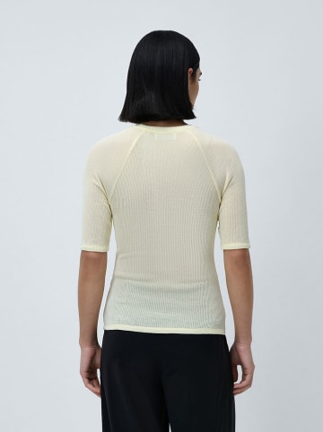 LeGer Koszulka "Abby" w kolorze jasnożółtym