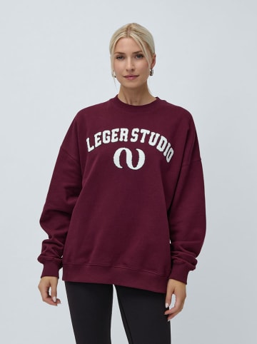 LeGer Sweatshirt "Isabelle" in Bordeaux
