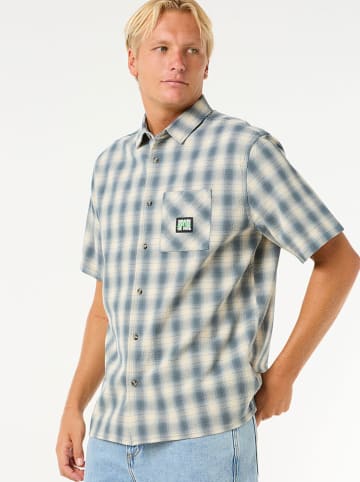 Rip Curl Hemd "Raw Energy" - Regular fit - in Blau/ Beige