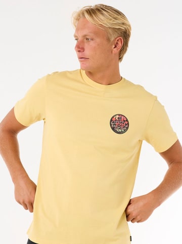 Rip Curl Koszulka "Passage" w kolorze żółtym