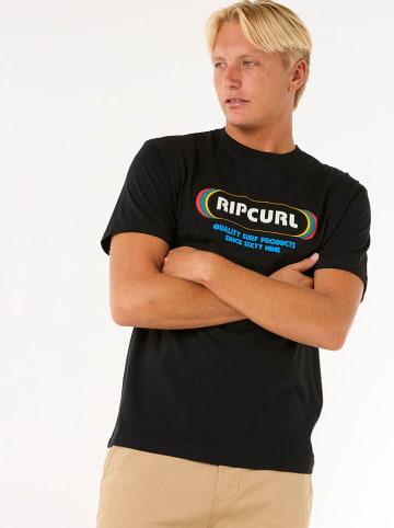 Rip Curl Koszulka "Surf Revival Yo Mumma" w kolorze czarnym
