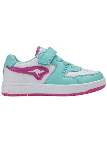 Kangaroos Sneakers "K-CP Fair EV" in Weiß/ Türkis/ Pink