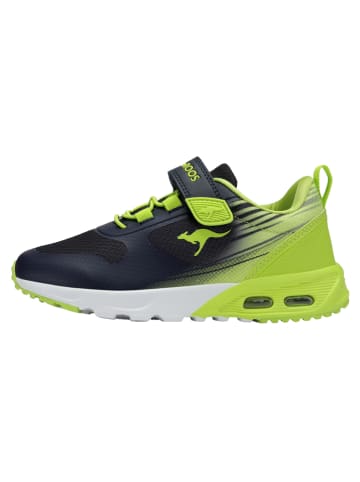 Kangaroos Sneakers "KX-Tempo EV" zwart/groen