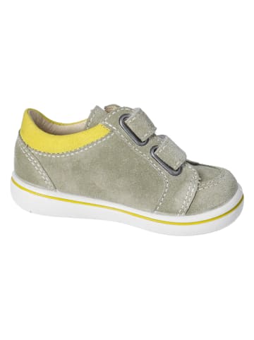 PEPINO Leder-Sneakers "Timmi" in Mint/ Gelb