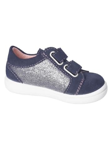 PEPINO Leren sneakers "Nadja" donkerblauw