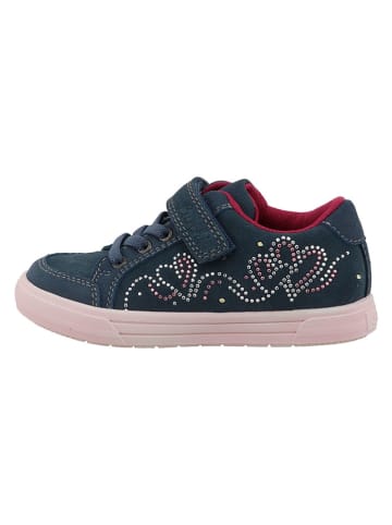 Lurchi Leren sneakers "Barby" donkerblauw