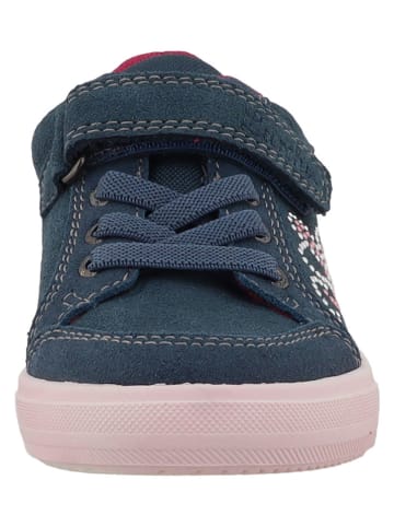 Lurchi Leren sneakers "Barby" donkerblauw