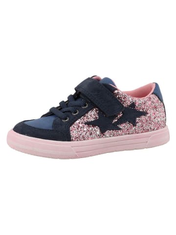 Lurchi Sneakers "Binia" lichtroze/donkerblauw
