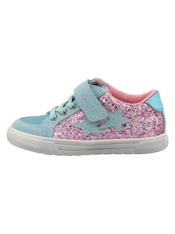 Lurchi Sneakers "Binia" lichtroze/turquoise