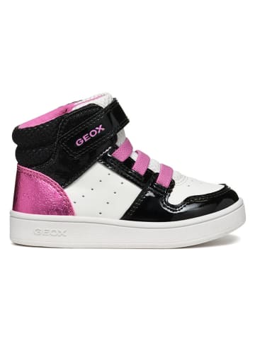 Geox Sneakers "Eclyper" in Weiß/ Schwarz