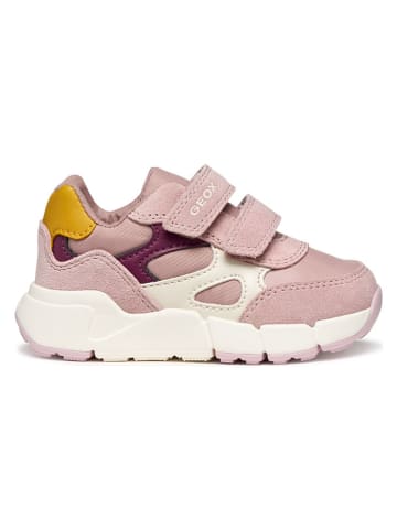 Geox Leren sneakers "Flexyper" lichtroze
