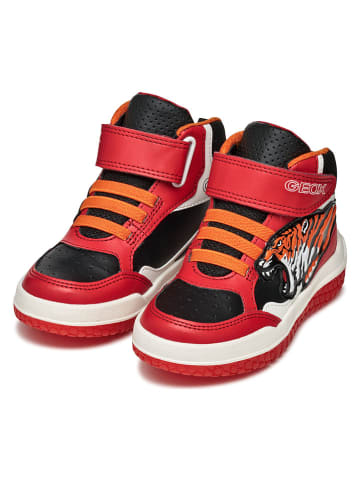 Geox Sneakers "Buzzerlight" in Schwarz/ Rot