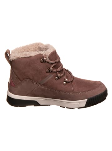 The North Face Leren winterboots lichtbruin