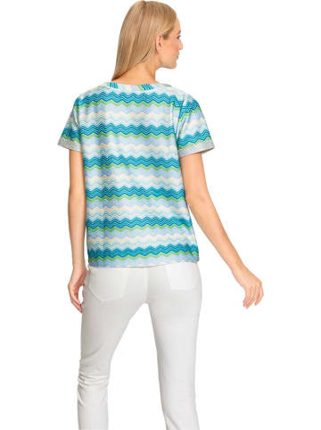 Heine Shirt in Türkis/ Creme