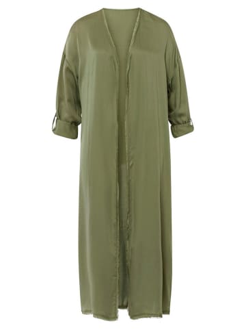 Heine Longcardigan in Grün