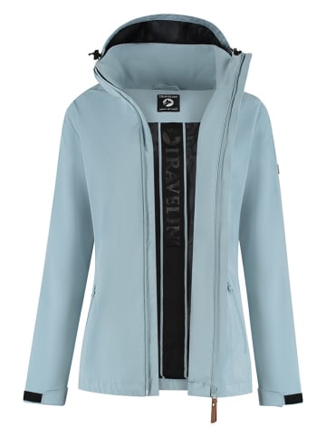 TRAVELIN' Softshelljacke "Alva" in Hellblau