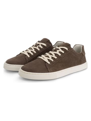 TRAVELIN' Skórzane buty "Bergvik" w kolorze brązowym do chodzenia na boso