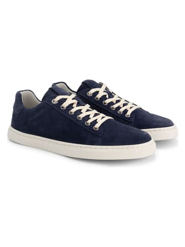 TRAVELIN' Leder-Barfußschuhe "Bergvik" in Dunkelblau