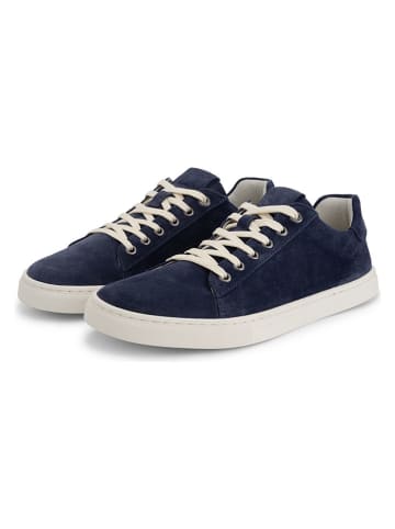 TRAVELIN' Leren barefootschoenen "Bergvik" donkerblauw