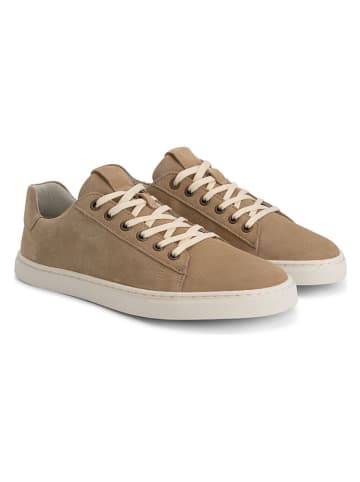 TRAVELIN' Leren barefootschoenen "Bergvik" beige