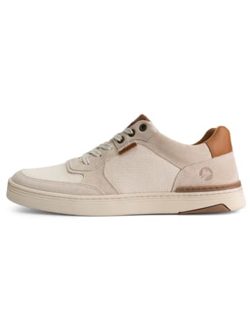TRAVELIN' Leren sneakers "Bromley" beige